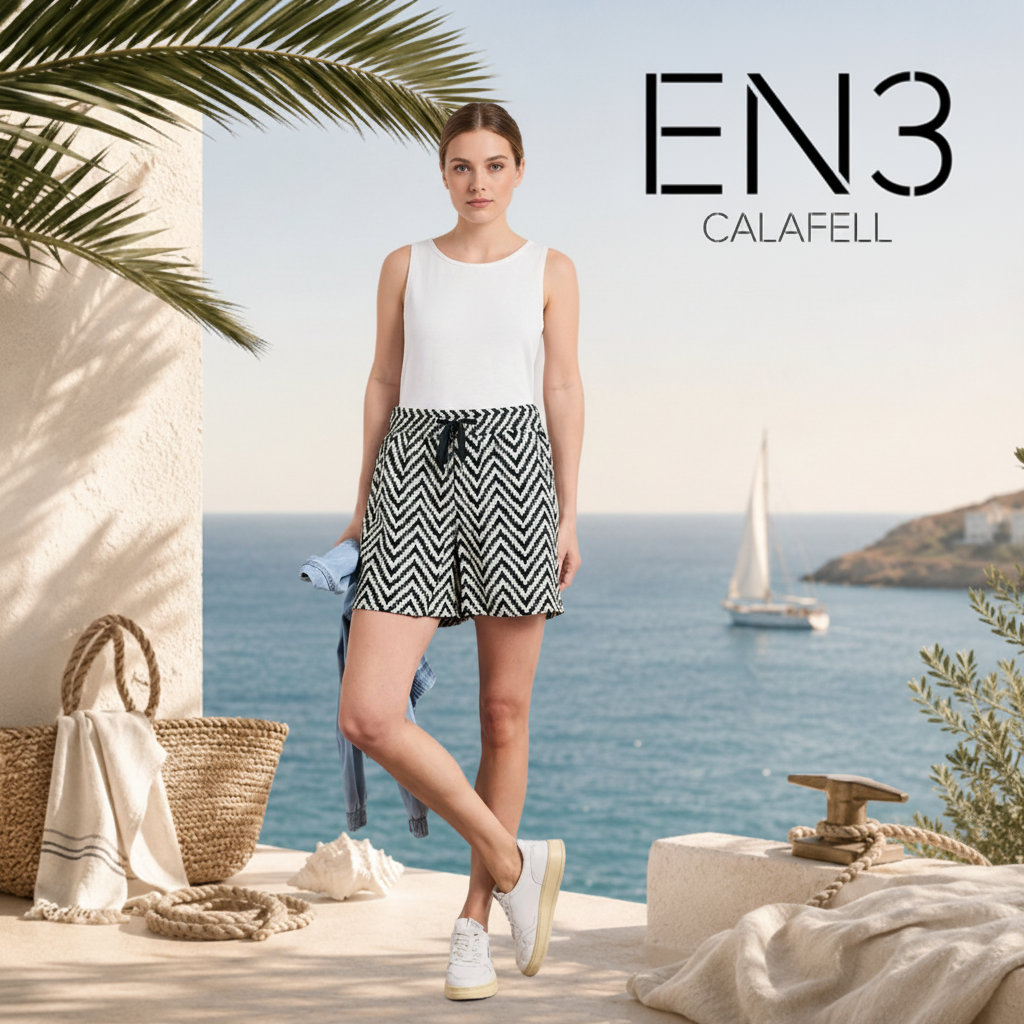 SHORT ESTAMPADO DE VISCOSA