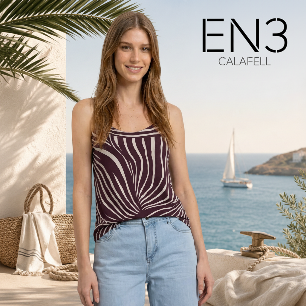 TOP DE TIRANTES ESTAMPADO STREET ONE