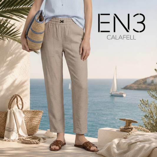 PANTALON LISO DE VISCOSA STREET ONE