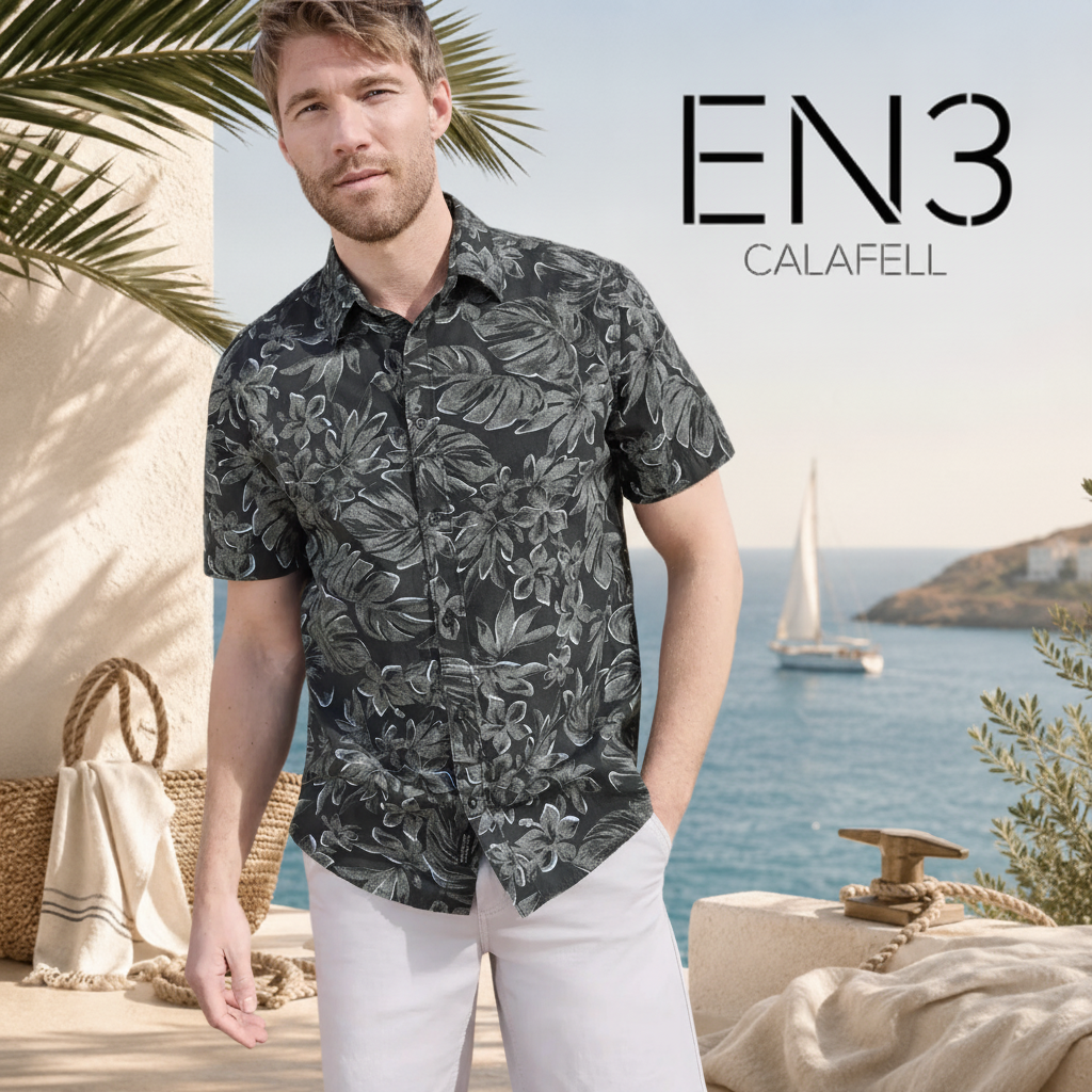 CAMISA MANGA CORTA ESTAMPADA STREET ONE MEN