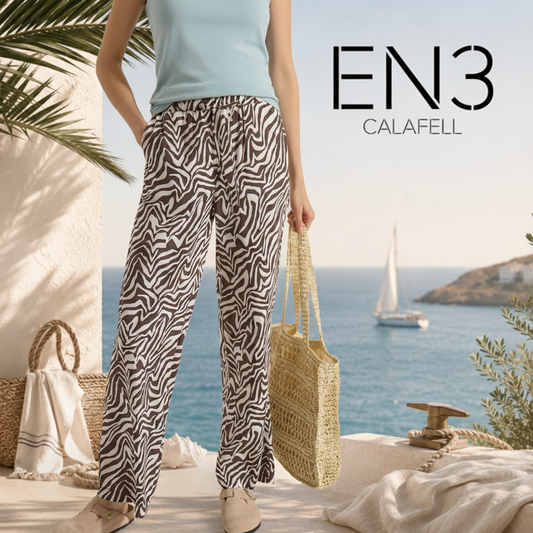 PANTALONES HOLGADOS ESTAMPADOS CECIL