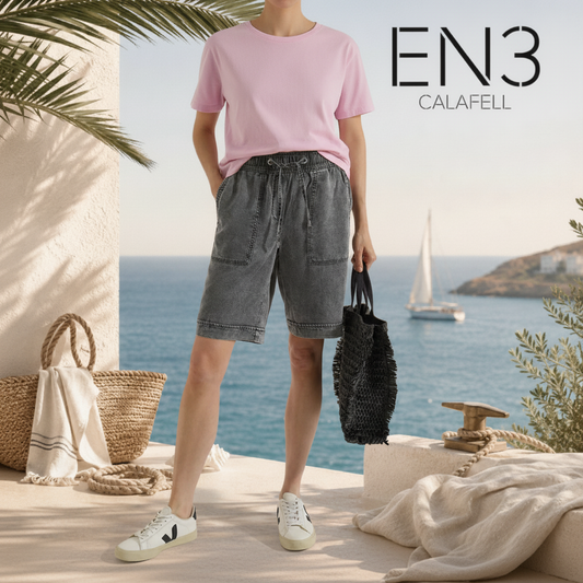 SHORT DE LYOCEL CINTURA ALTA STREET ONE