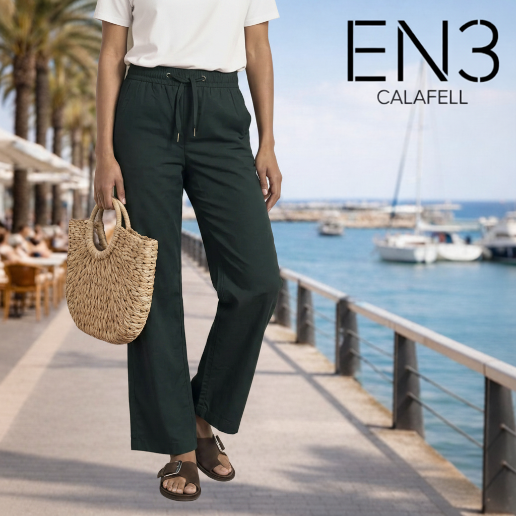 STREET ONE PANTALONES HOLGADOS CINTURA ELASTICA