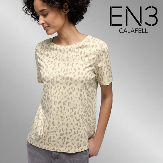 EN3CALAFELL CAMISETA STREET ONE ESTAMPADO ANIMAL PRINT