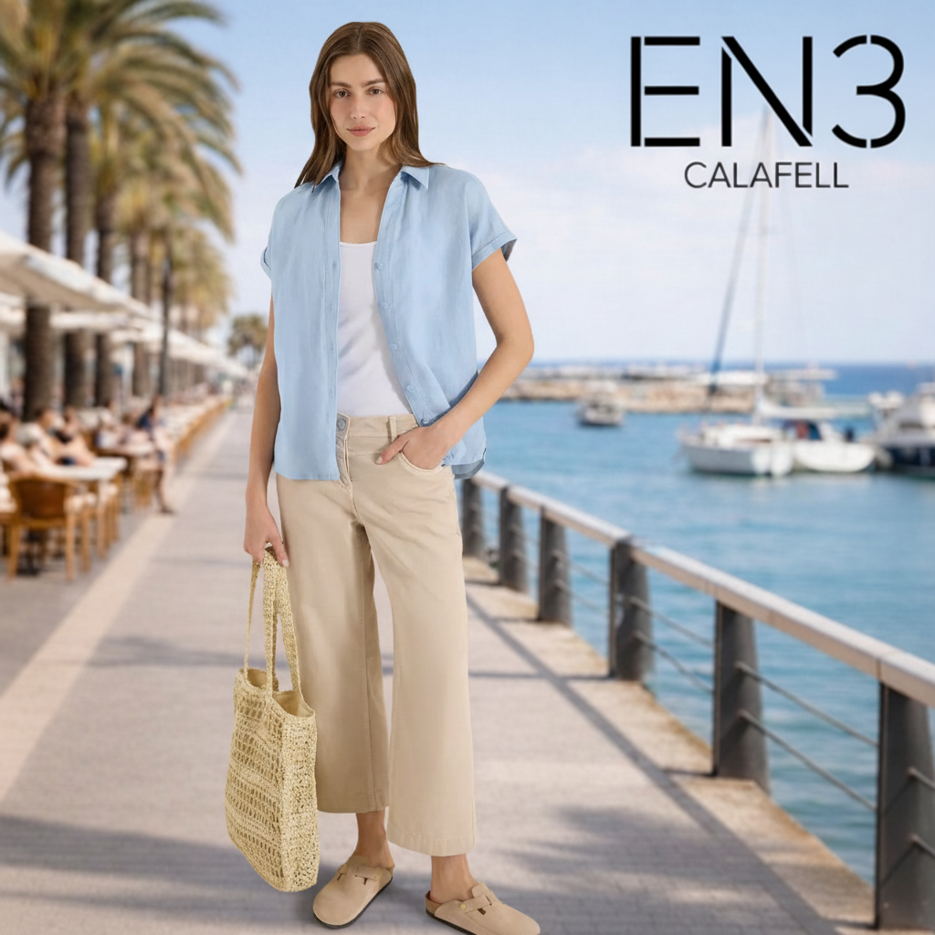 CECIL BLUSA DE LINO