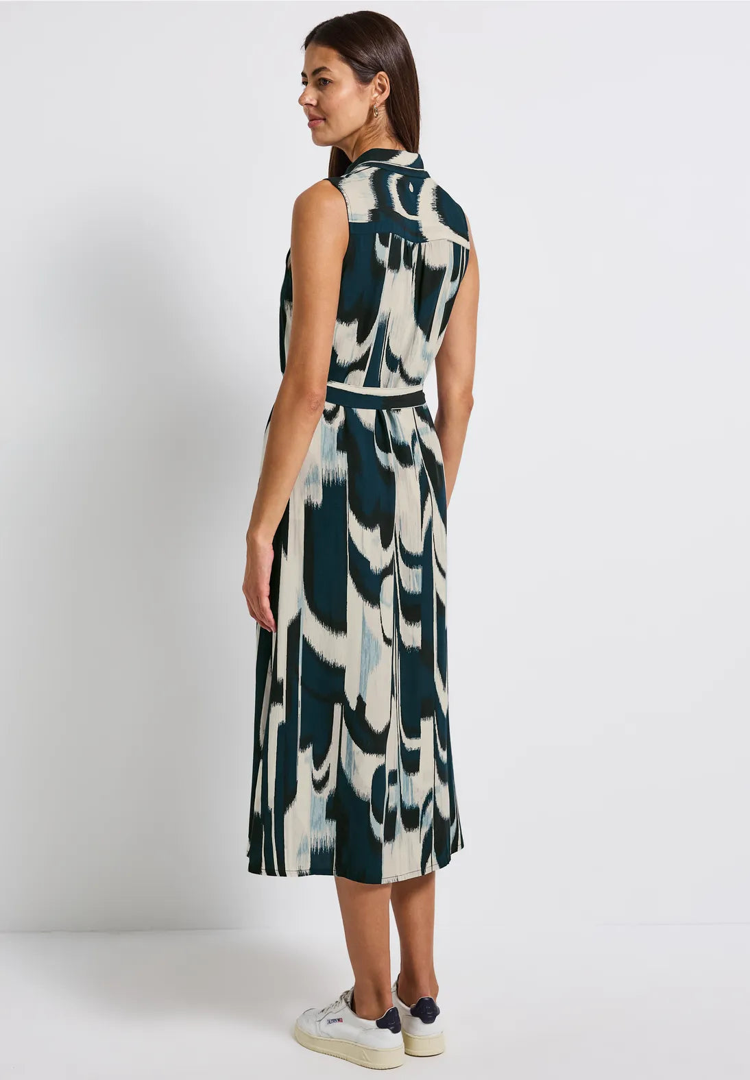 CECIL VESTIDO SIN MANGAS ESTAMPADO LARGO