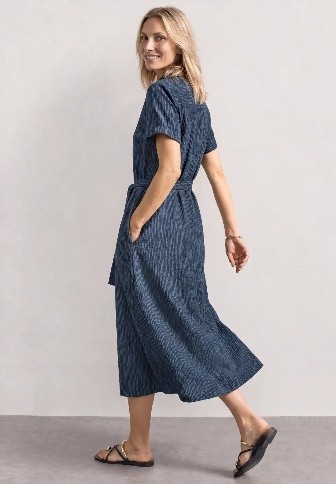VESTIDO CAMISERO DE VISCOSA STREET ONE
