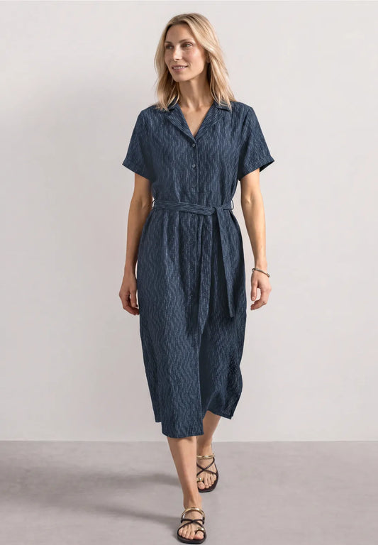 VESTIDO CAMISERO DE VISCOSA STREET ONE