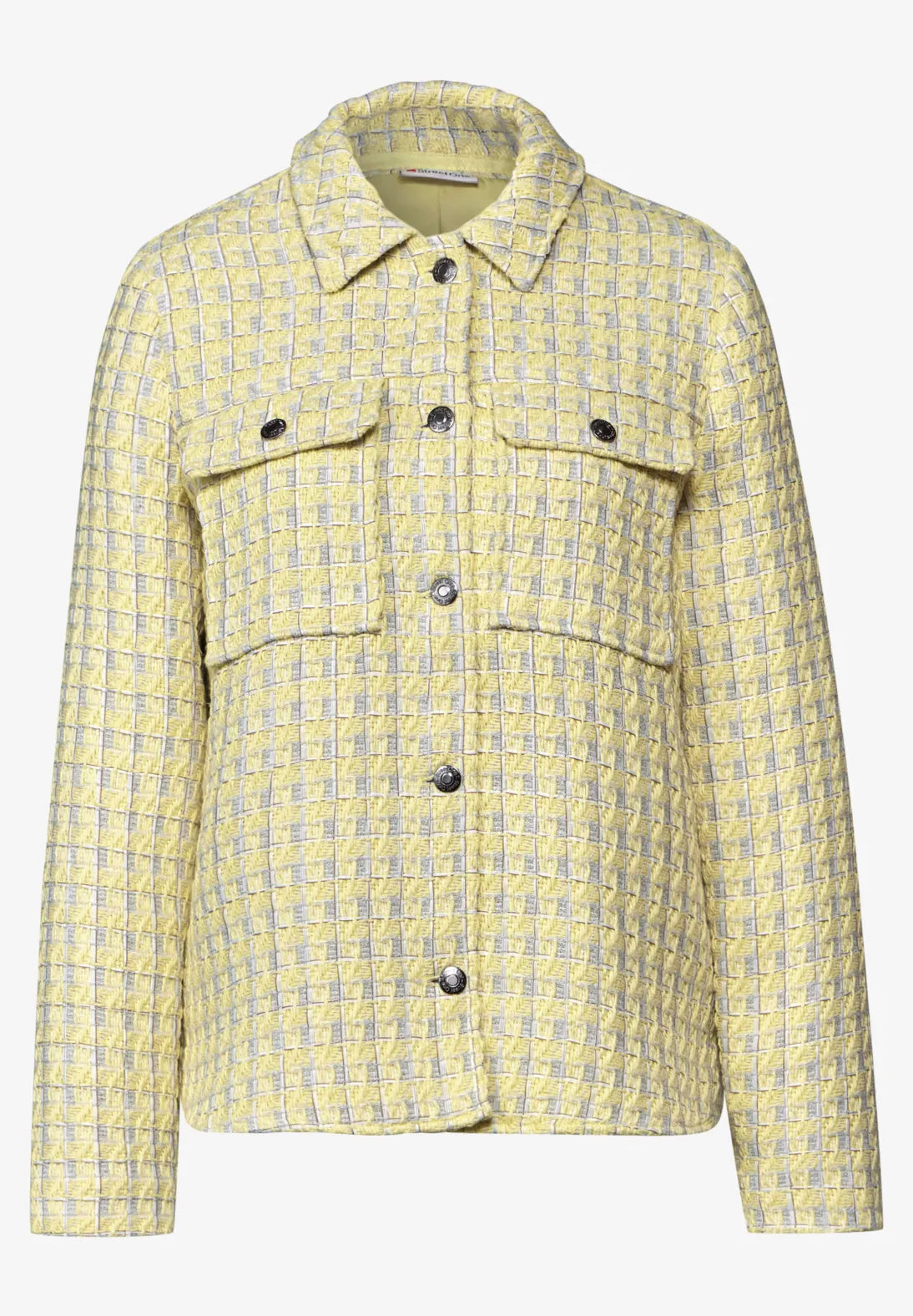 CHAQUETA CUELLO CAMISERO BOUCLÉ