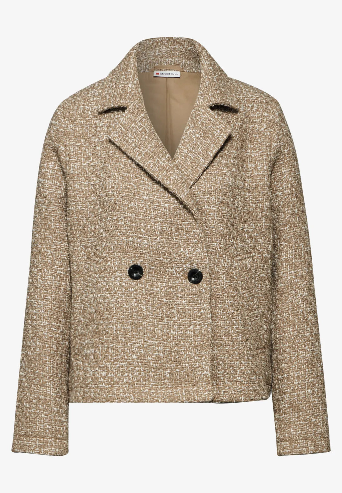 CHAQUETA CUELLO CAMISERO BOUCLE