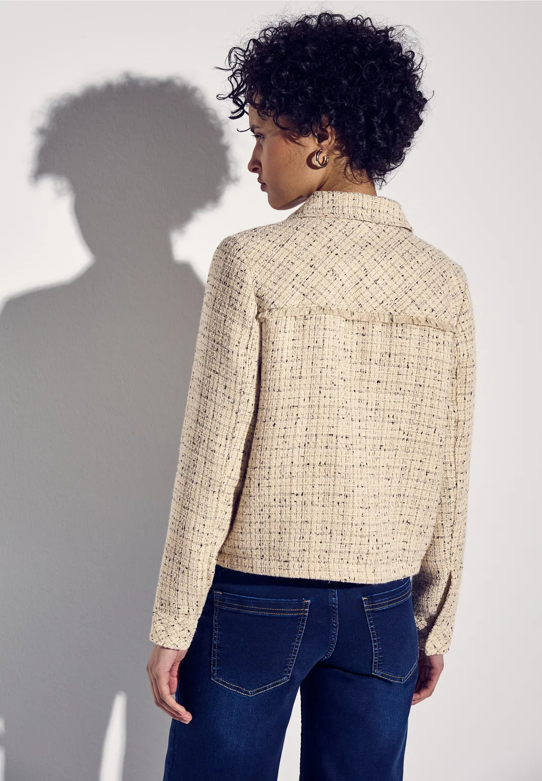 STREET ONE CHAQUETA BOUCLÈ CUELLO CAMISERO