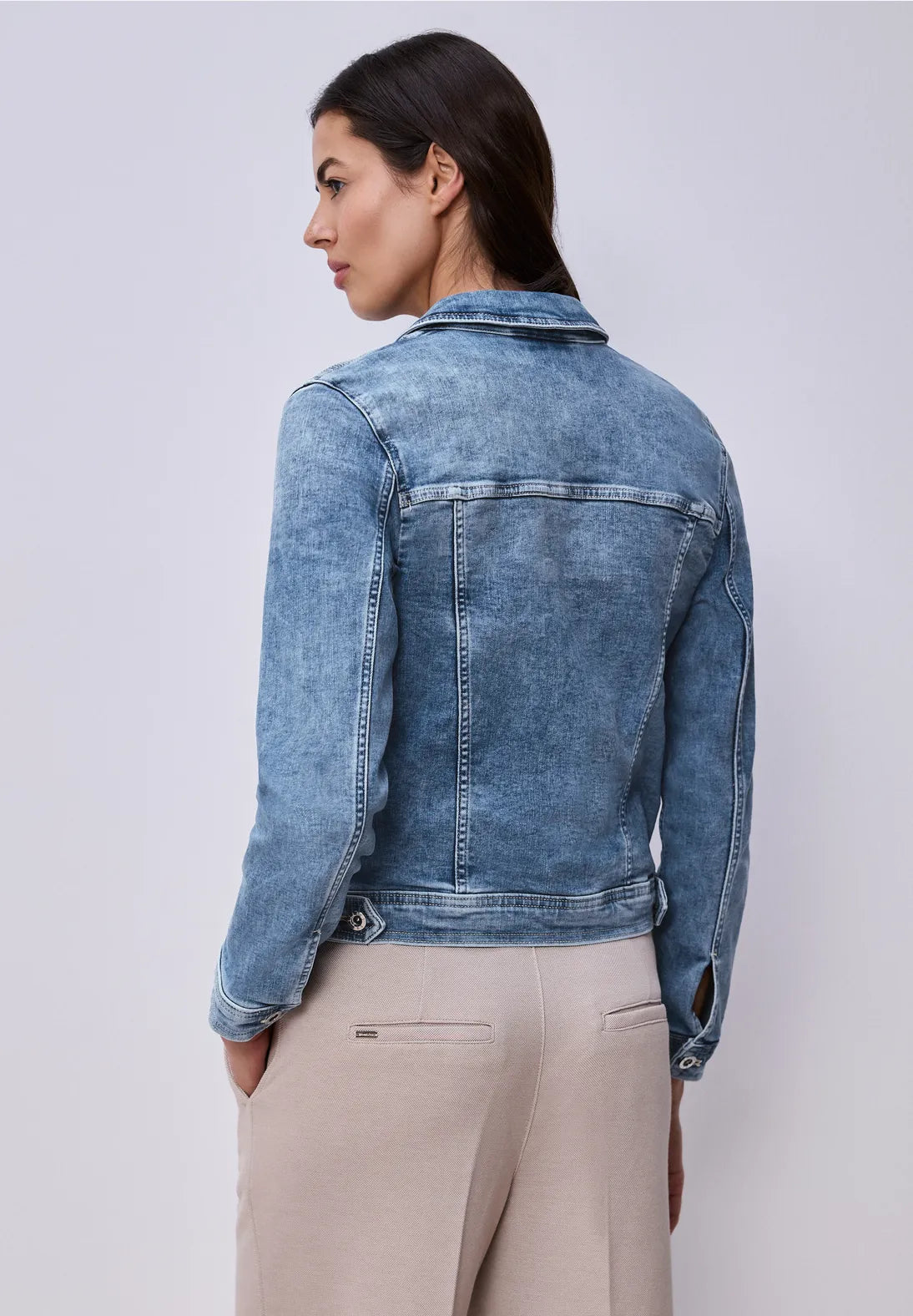 CHAQUETA TEJANA ELASTICA STREET ONE