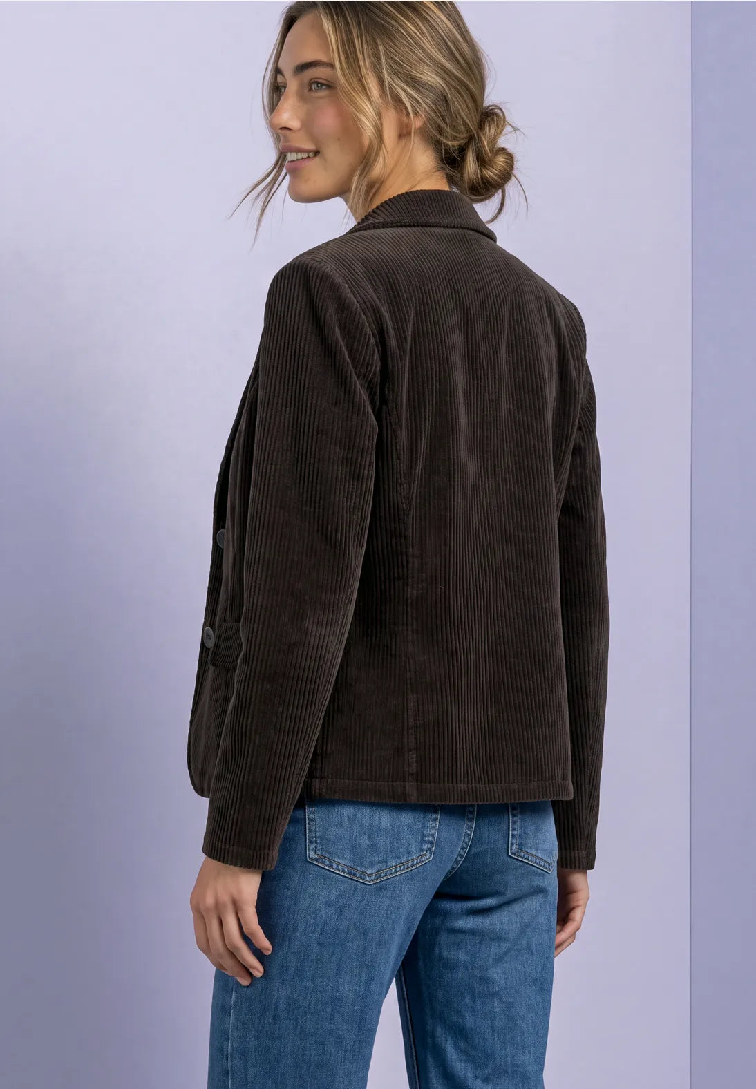 AMERICANA TIPO BLAZER MARRON STREET ONE