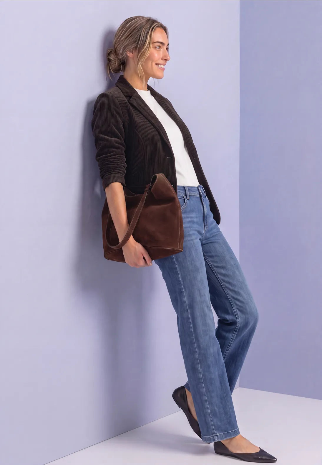 AMERICANA TIPO BLAZER MARRON STREET ONE