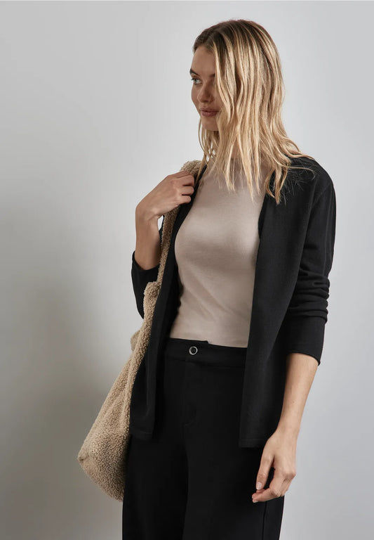 CARDIGAN ABIERTO DE TEJIDO SUAVE