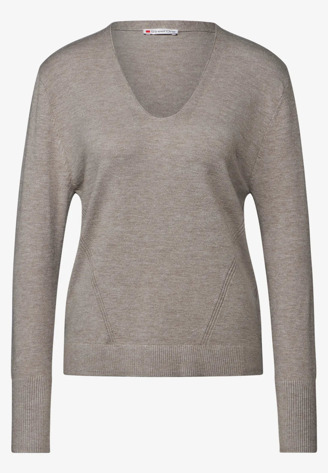 JERSEY DE PUNTO FINO CUELLO EN V