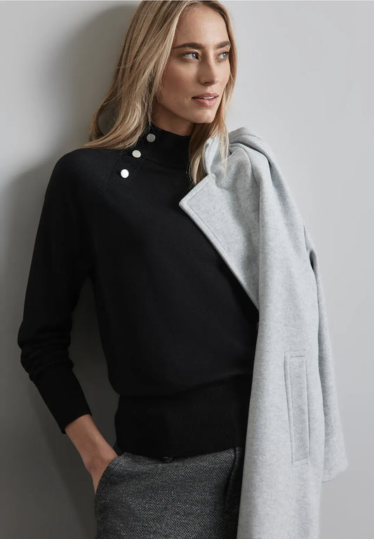 JERSEY DE PUNTO FINO CON DETALLE BOTONES