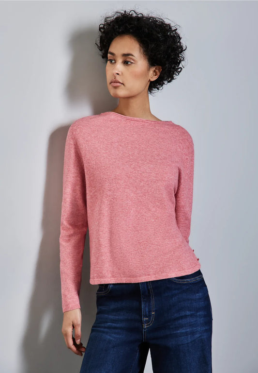 JERSEY CON DETALLE ABERTURA LATERAL EN CORAL