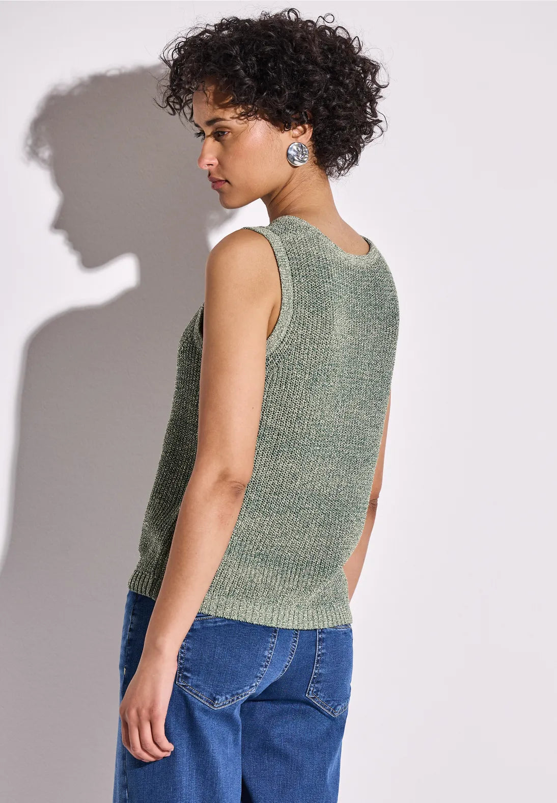STREET ONE CAMISETA DE PUNTO ASPECTO BRILLANTE