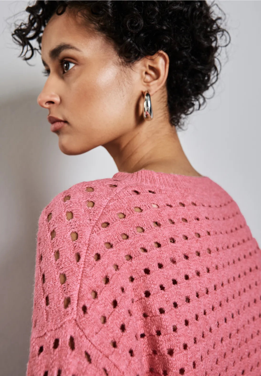 STREET ONE JERSEY CALADO CORAL DE ALGODON