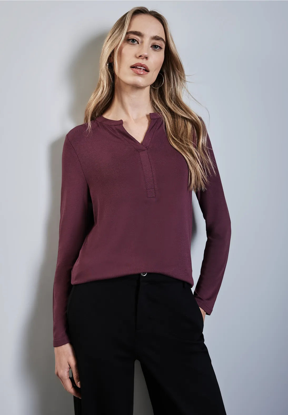 CAMISA TUNICA GRANATE ELASTICA