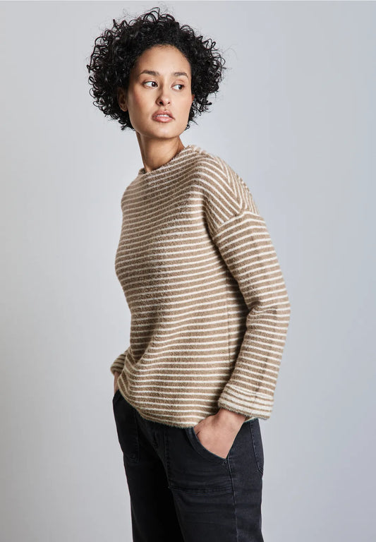 JERSEY RAYAS MARRON EXTRA SUAVE