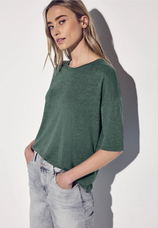 STREET ONE CAMISETA CUELLO REDONDO MANGA CORTA