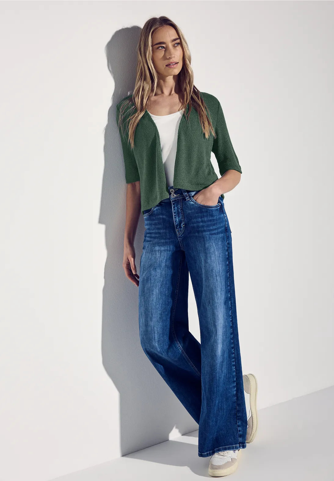STREET ONE CARDIGAN FINO MANGA CORTA VERDE (Copia)