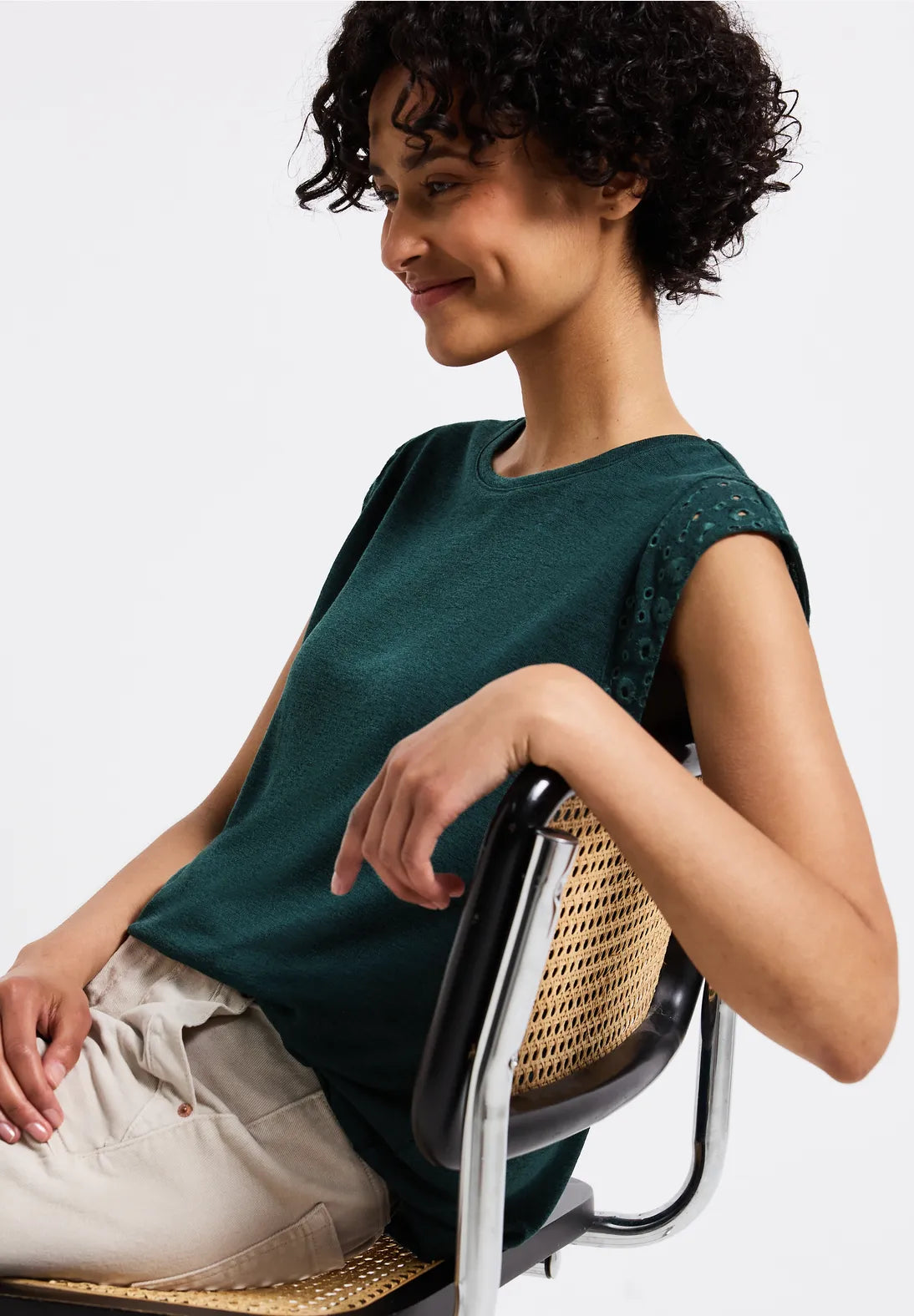 STREET ONE CAMISETA DETALLES BORDADOS
