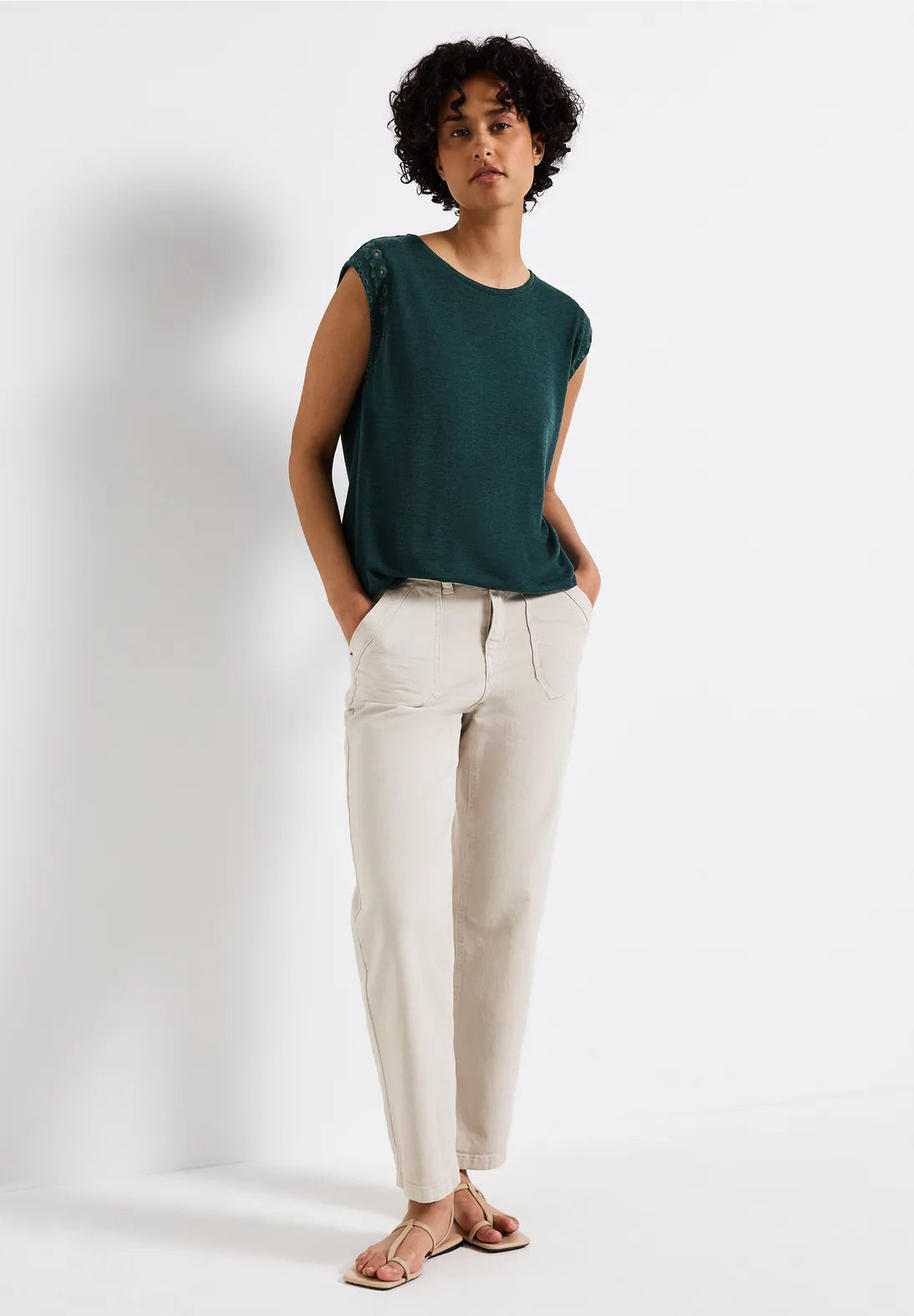 STREET ONE BLUSA LINO DE TIRANTES