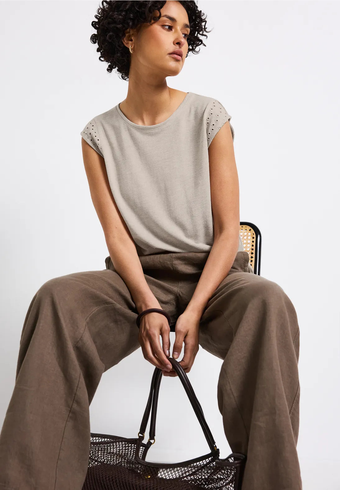 STREET ONE CAMISETA DETALLES BORDADOS