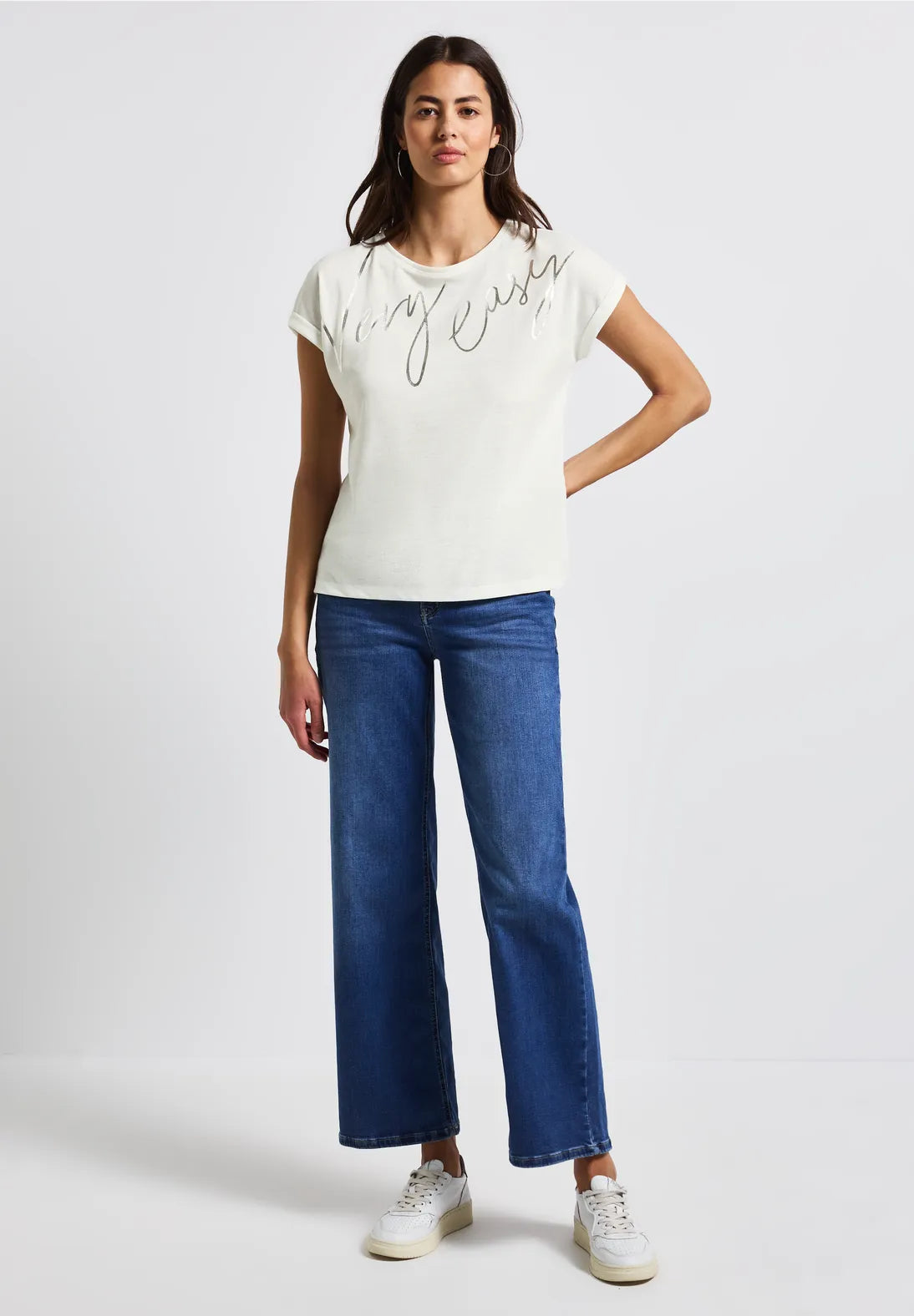 STREET ONE CAMISETA MANGA CORTA DETALLES BRILLANTES