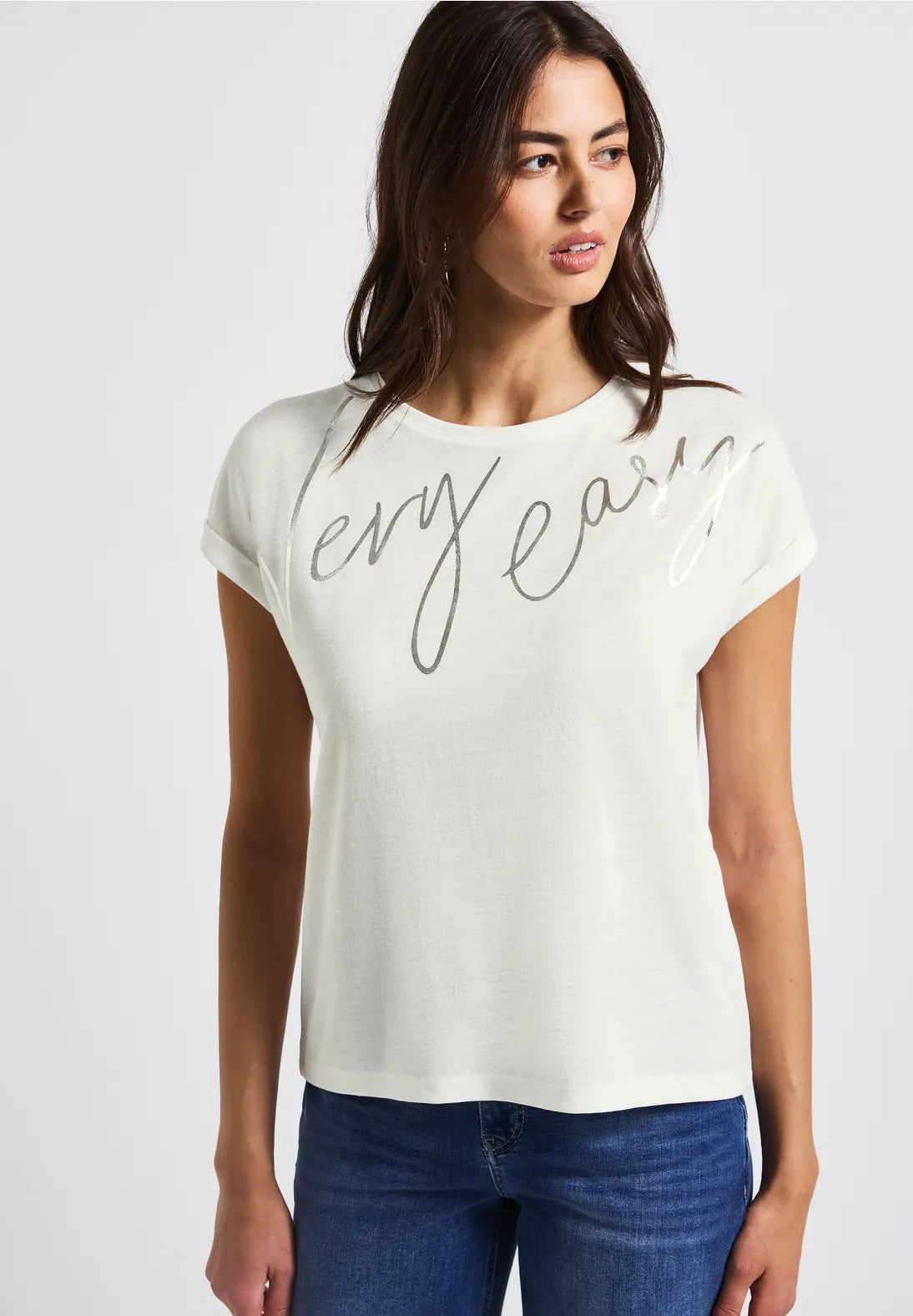 STREET ONE CAMISETA MANGA CORTA DETALLES BRILLANTES