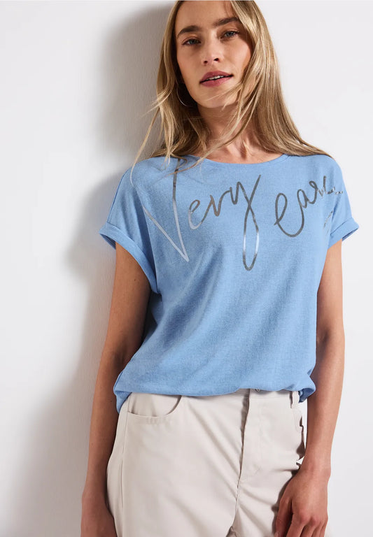 STREET ONE CAMISETA MANGA CORTA DETALLES BRILLANTES