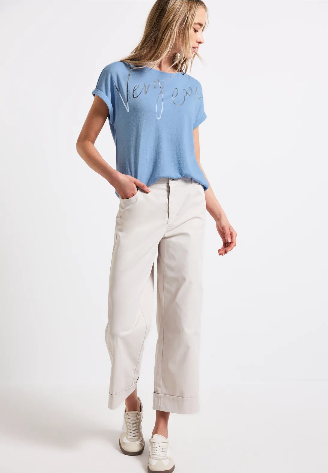 STREET ONE CAMISETA MANGA CORTA DETALLES BRILLANTES