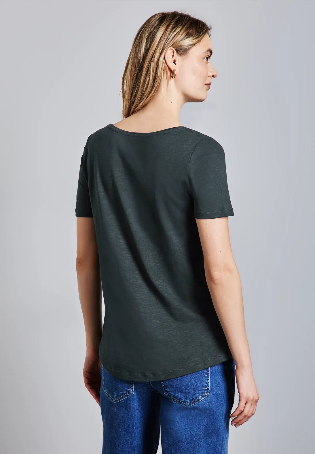 STREET ONE CAMISETA CUELLO EN V MANGA CORTA