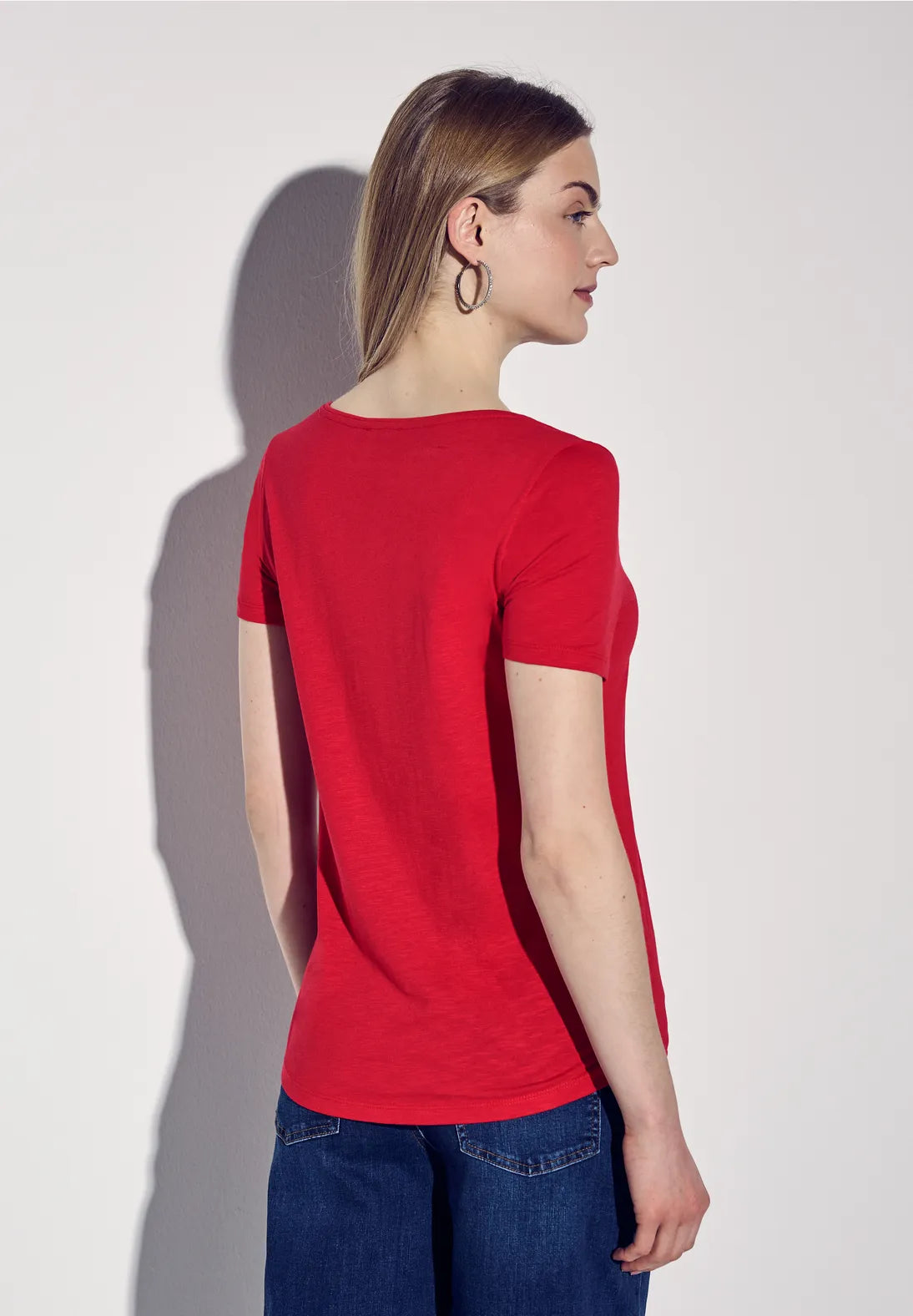 STREET ONE CAMISETA CUELLO EN V MNGA CORTA