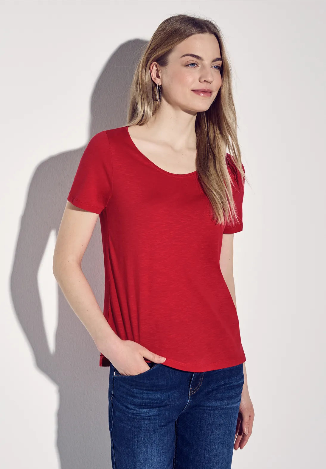 STREET ONE CAMISETA CUELLO EN V MNGA CORTA