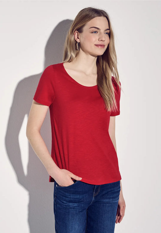 STREET ONE CAMISETA CUELLO EN V MNGA CORTA