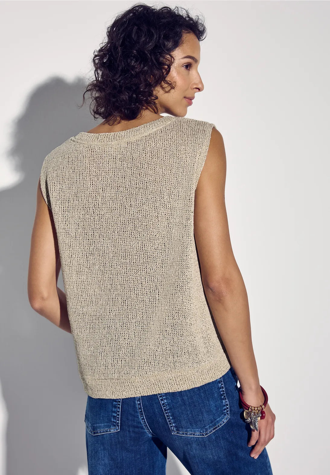 STREET ONE CAMISETA SIN MANGAS CALADA