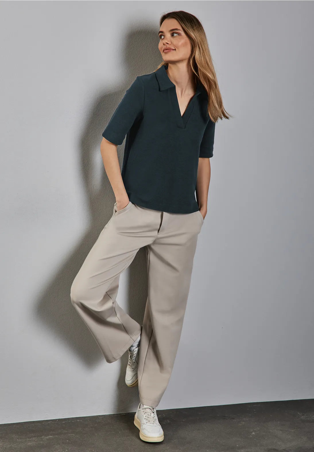 STREET ONE POLO DE ALGODON ESTILO CLASICO