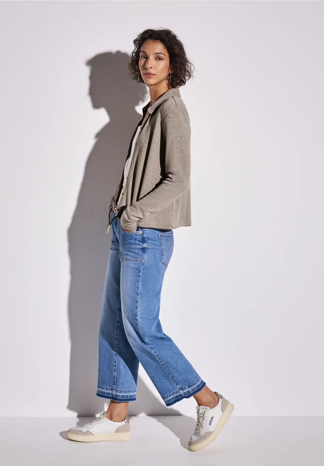 STREET ONE  CHAQUETA PUNTO DETALLES BRILLANTES