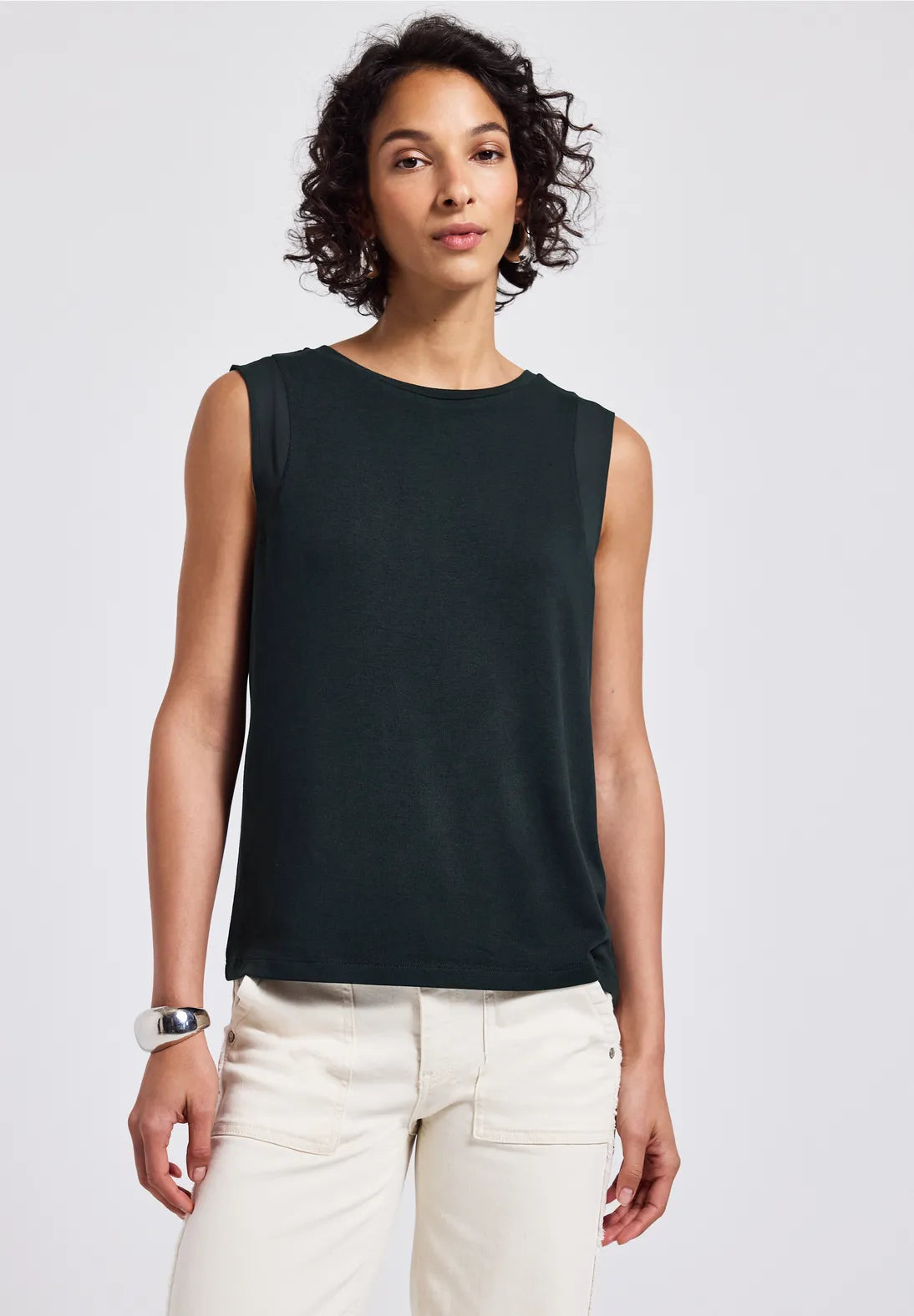 STREET ONE CAMISETA TIRANTES CON GASA EN MANGAS