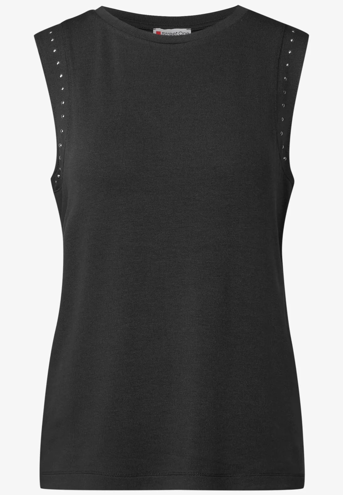 STREET ONE CAMISETA TMANGA CORTA CON REMACHES DECORATIVOS