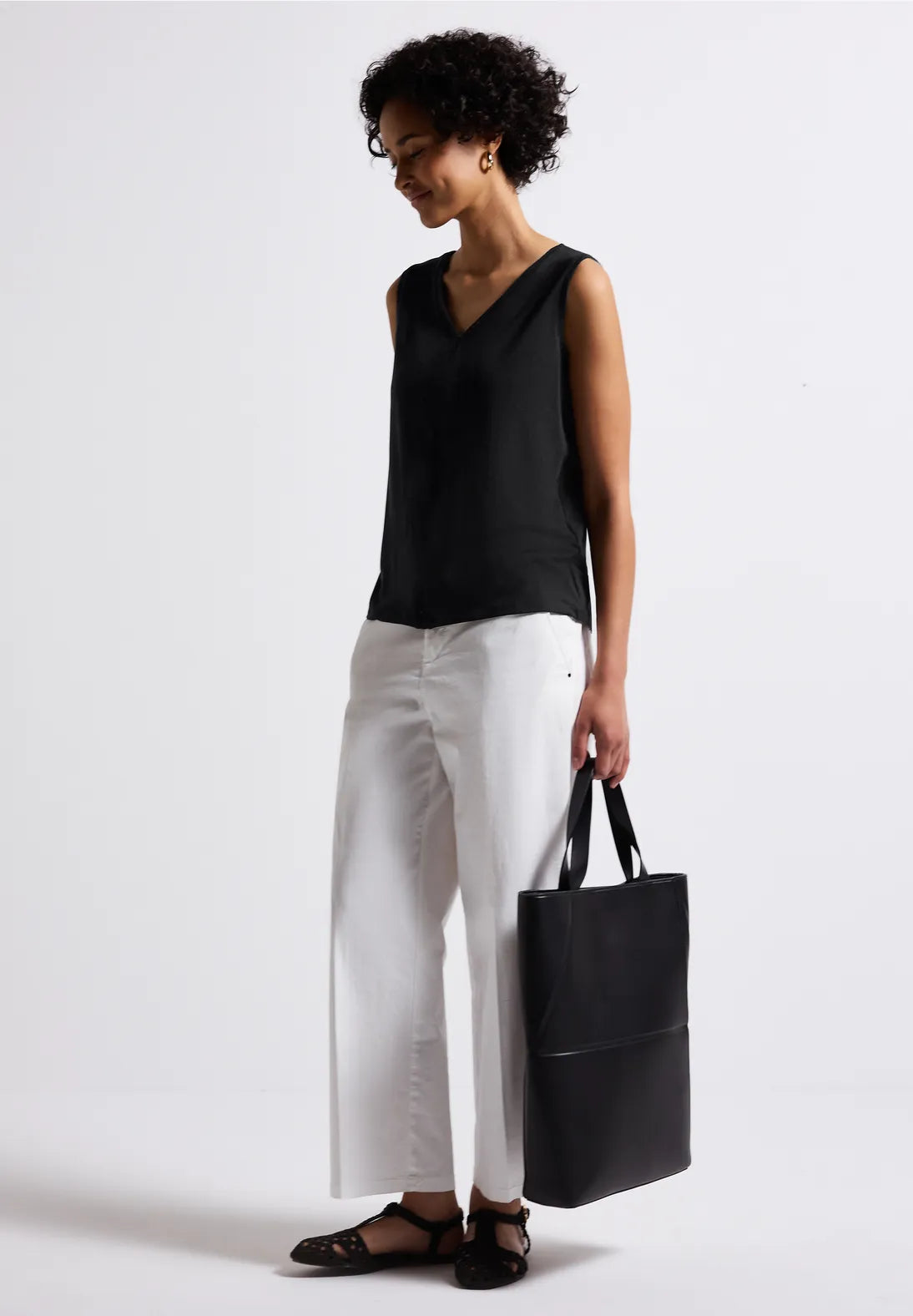 STREET ONE TOP TIRANTES NEGRO