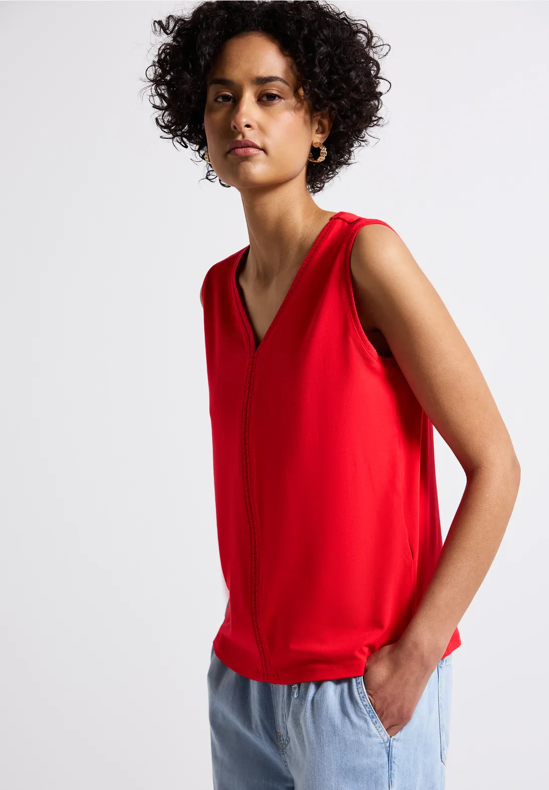 STREET ONE TOP TIRANTES ROJO