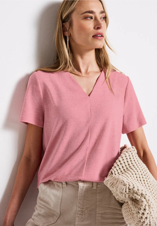 STREET ONE CAMISETA MANGA CUELLO PICO