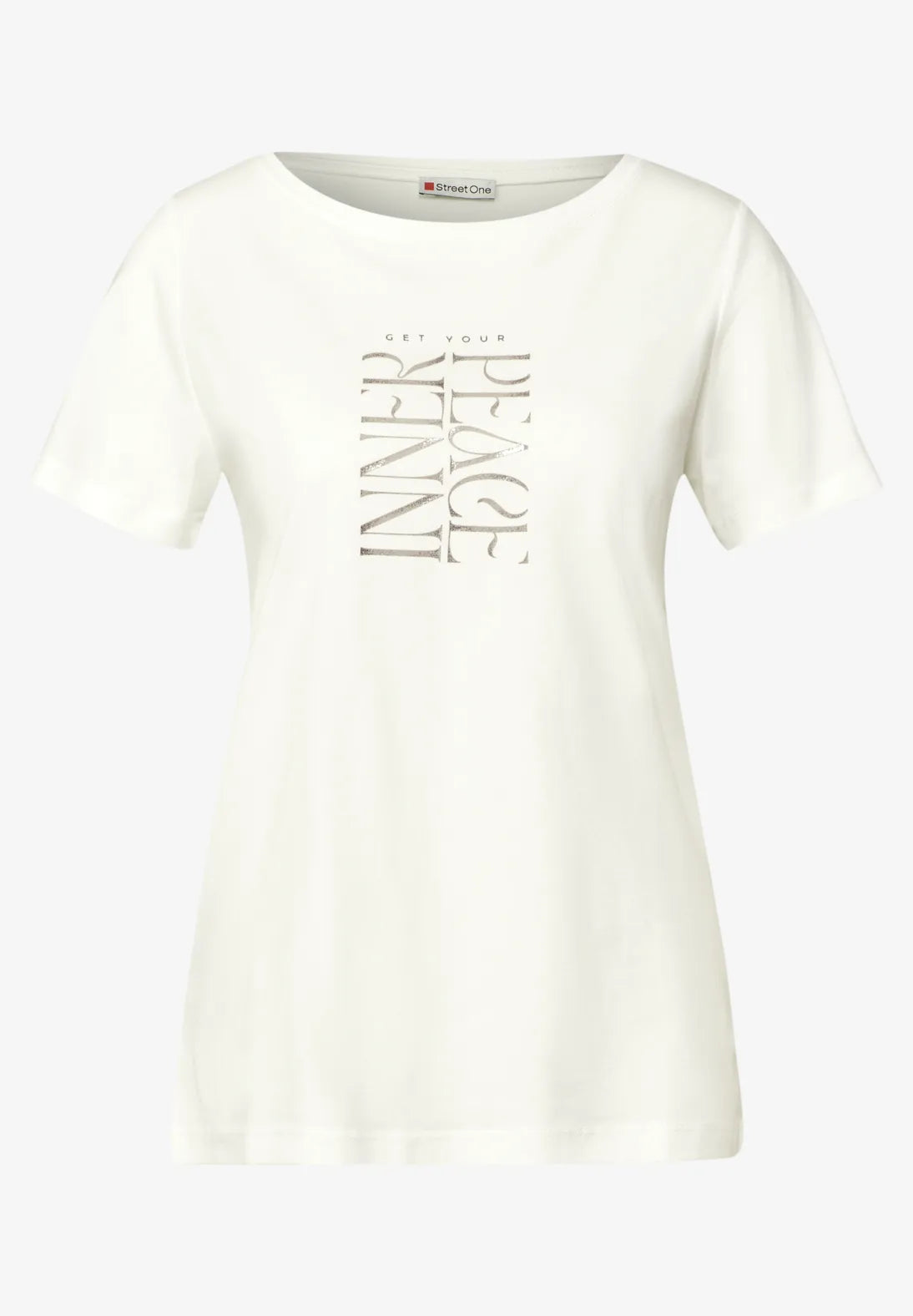 STREET ONE CAMISETA BLANCA PRINT