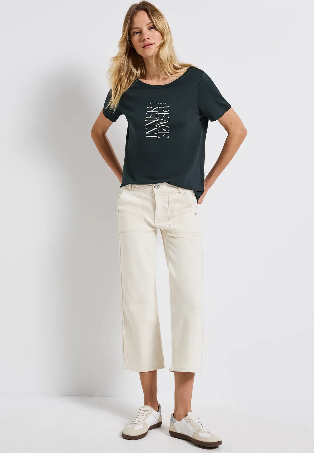STREET ONE CAMISETA BLANCA PRINT