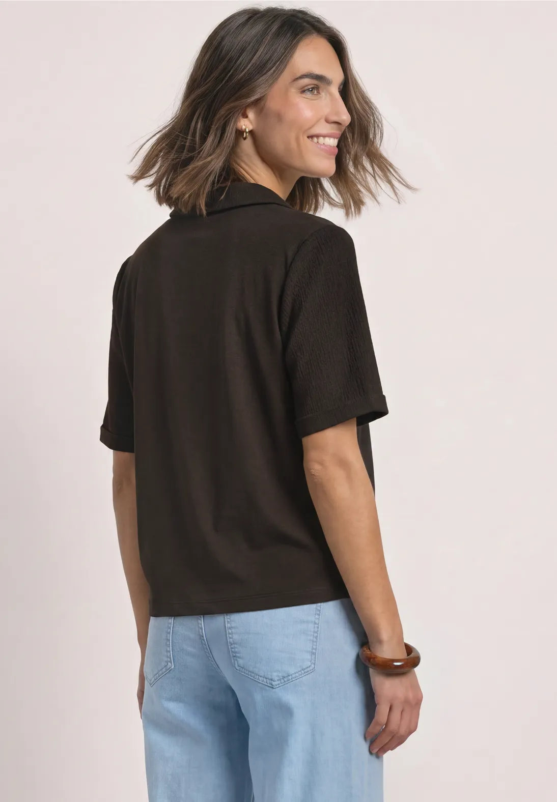 BLUSA CUELLO BOLERA MANGA CORTA STREET ONE